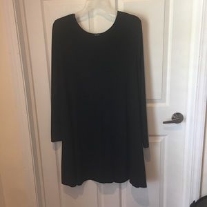Old Navy long sleeve black dress